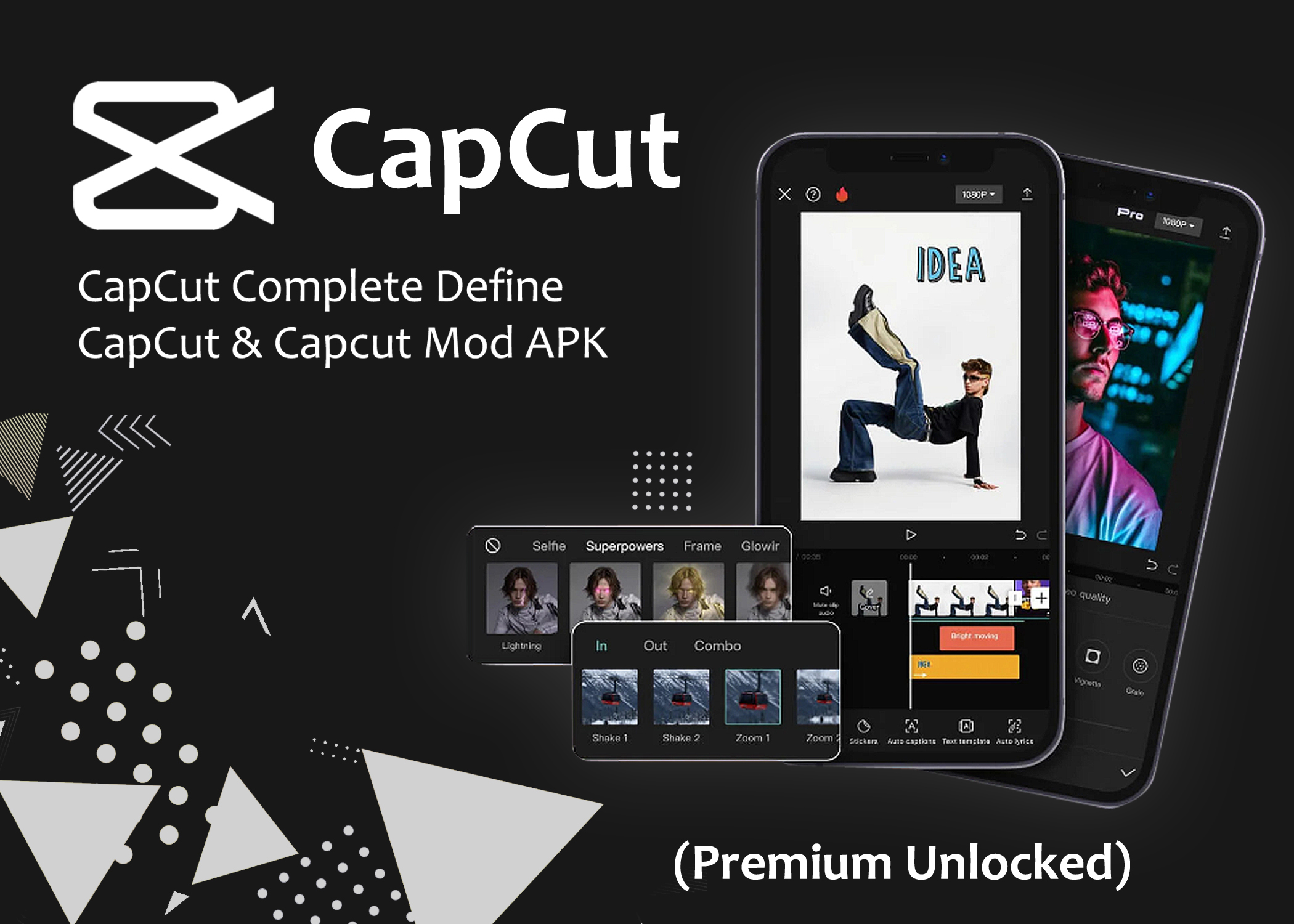 CapCut Mod APK download Premium Unlocked latest version 2024
